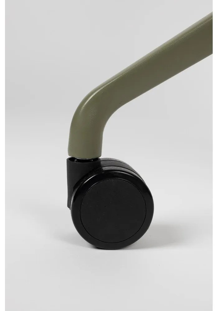 Sedia da ufficio color kaki in imbottito Albert Kuip – Zuiver