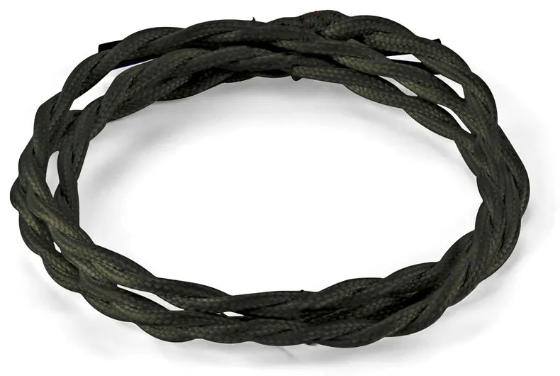 Cavo Tessuto Intrecciato Nero 10M