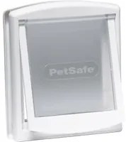 PetSafe Porta per Animali a 2 Direzioni 715 Piccola 17,8x15,2 cm Bianca 5017