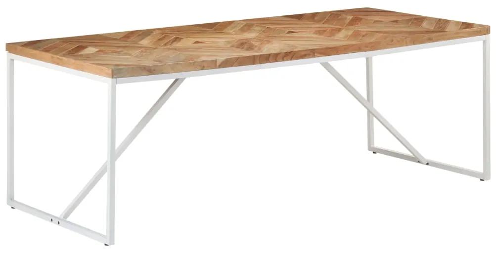 Tavolo da Pranzo 200x90x76 cm Legno Massello di Acacia e Mango