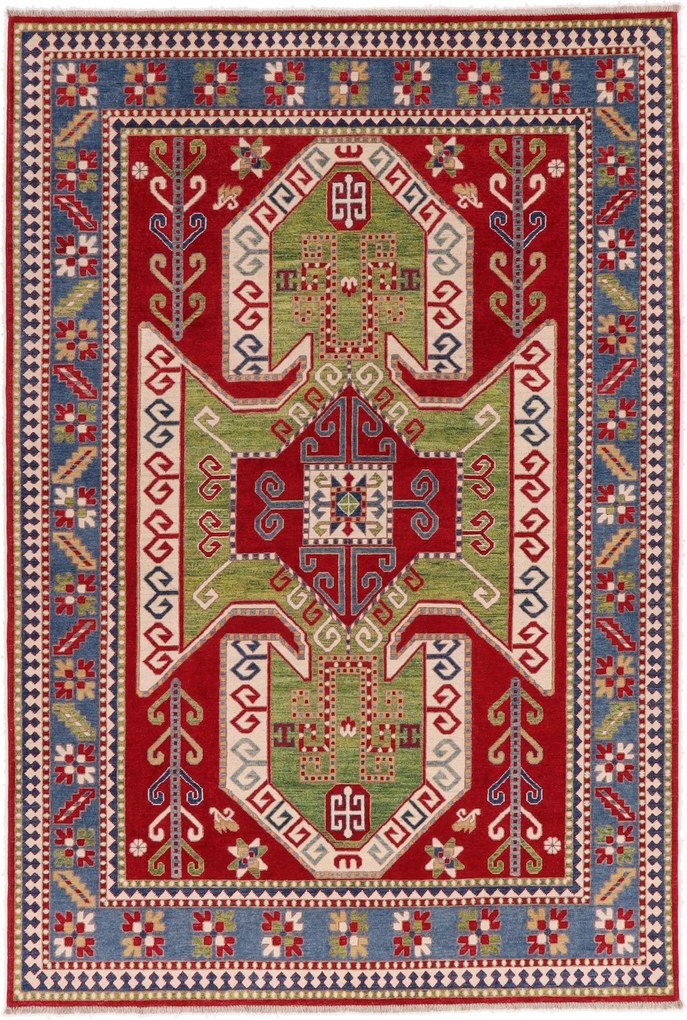 Kazak Tappeto orientale 200x300 (Pakistan) Annodato A Mano
