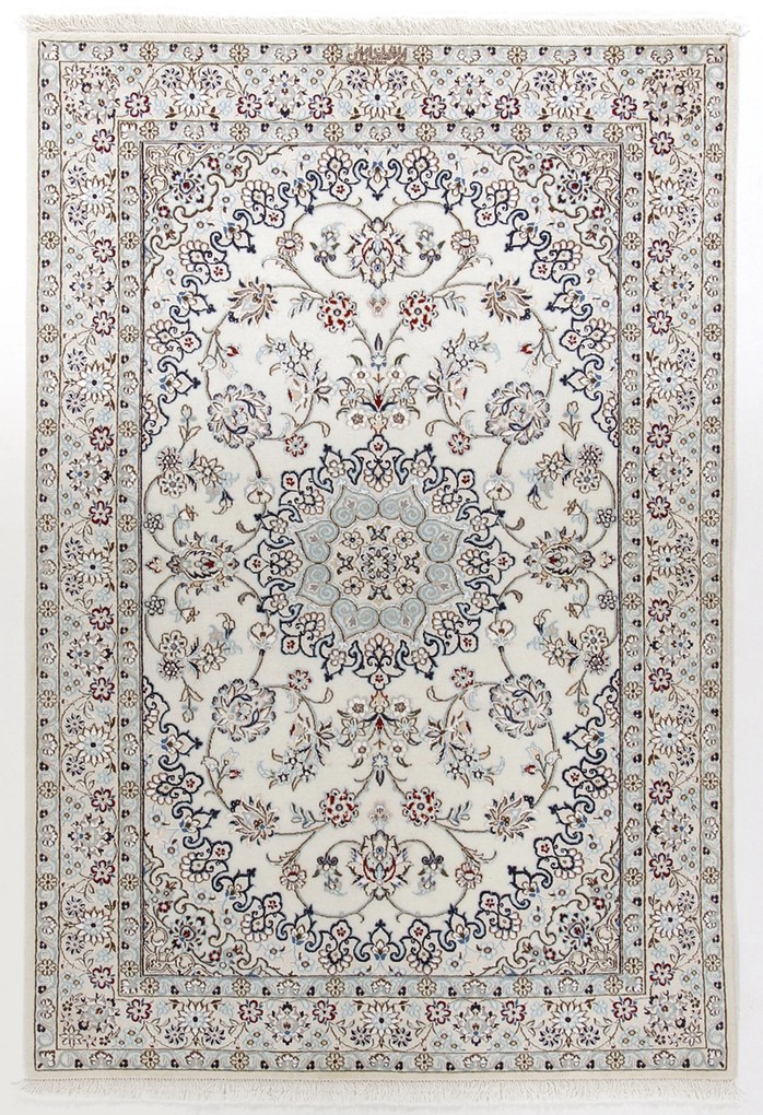 Nain Tappeto persiano 100x150 (Iran) Annodato A Mano