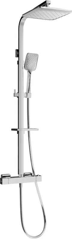 Mexen CQ62 set doccia esterno con soffione e miscelatore termostatico, cromo - 772506295-00