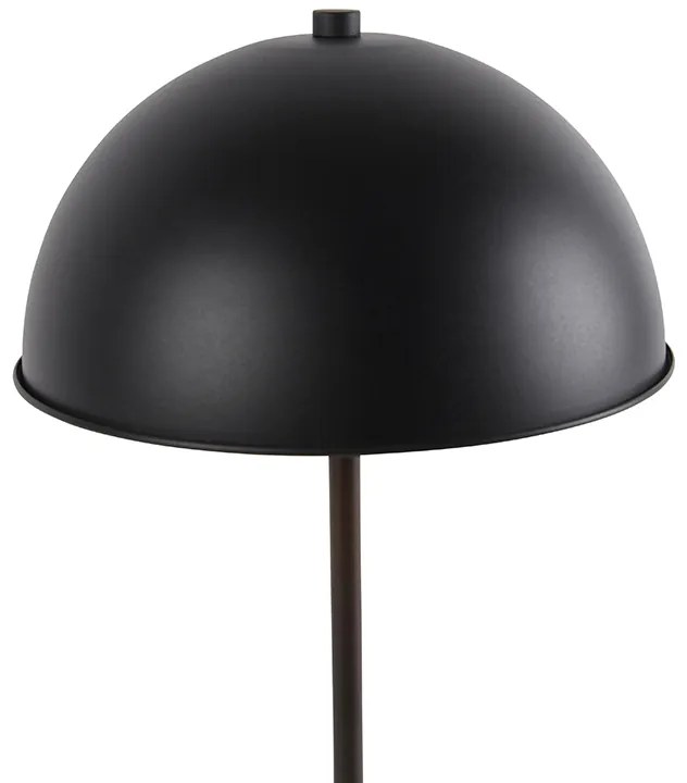 Lampada da tavolo retrò nera con oro - Magnax