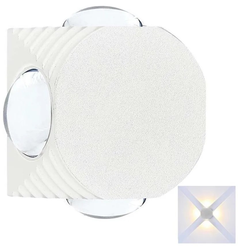 Applique a LED da esterno LED/4W/230V 3000K IP54 bianco