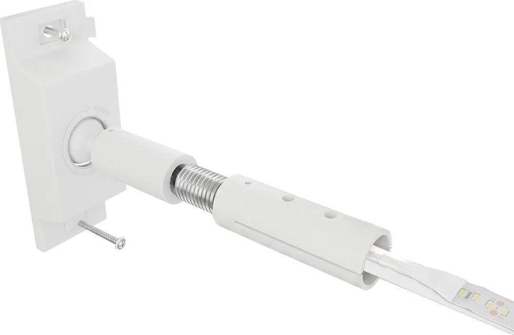 Profilo Sospeso STARLINE Bianca 25m per strisce LED con Banda e fissaggio Variante Lunghezza 25 Metri