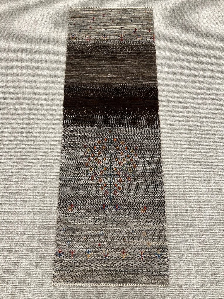 Loribaft Tappeto 50 x 150 Marrone (Iran) Annodato A Mano