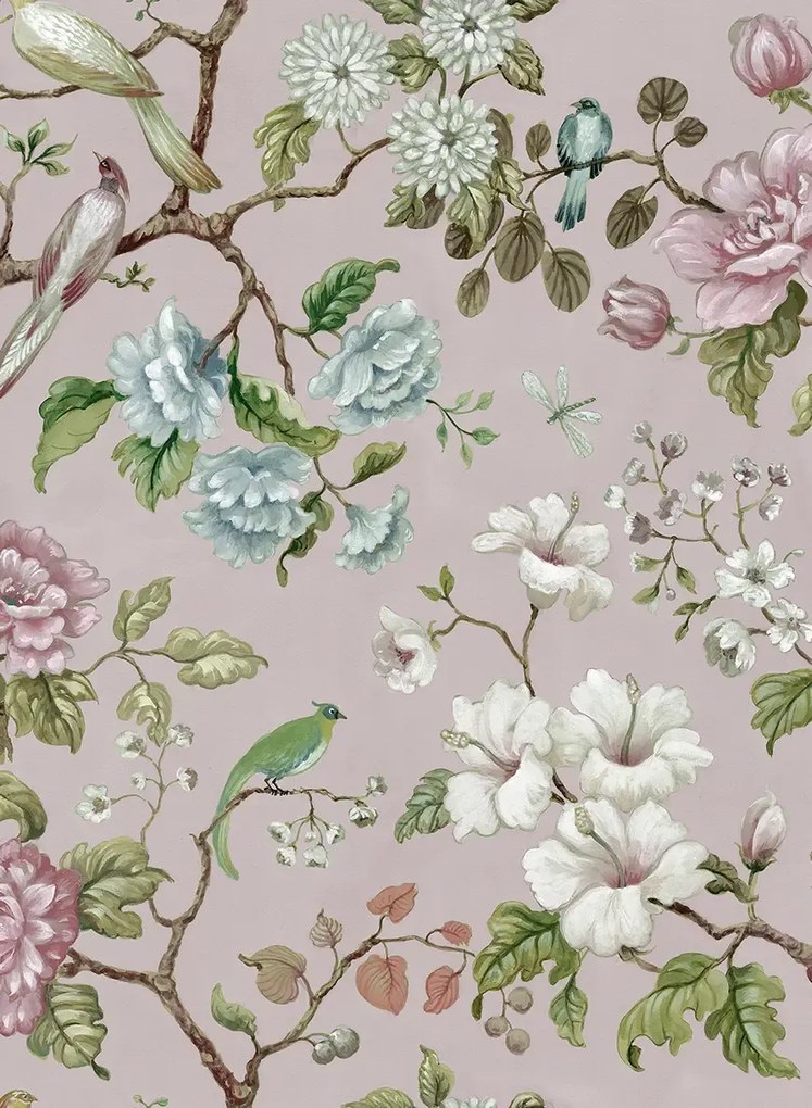 Rebel Walls Carta da parati panoramica Grandiflora - Soft Pink