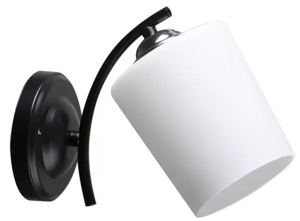 Applique ESNYR 1xE27/40W/230V nero/bianco