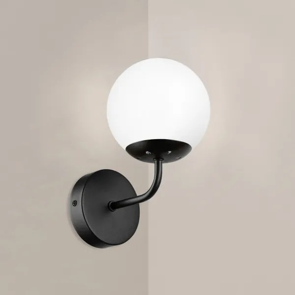 Brilagi - Lampada da parete MALIVA 1xE14/15W/230V nero/bianco