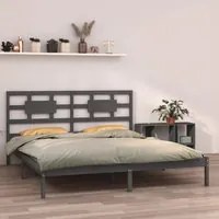 Giroletto Grigio in Legno Massello 160x200 cm cod mxl 61927