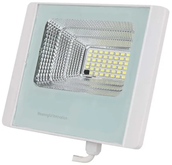 Faro solare LED esterno 20W 3,2V IP65 6400K con telecomando