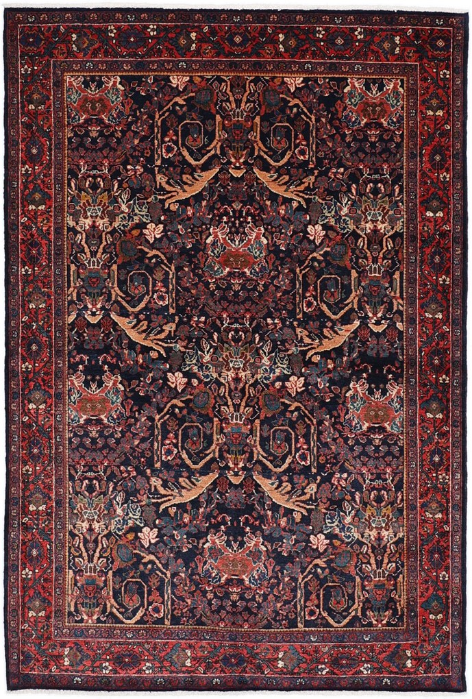 Sarouk Tappeto 210 x 140 (Iran) Annodato A Mano