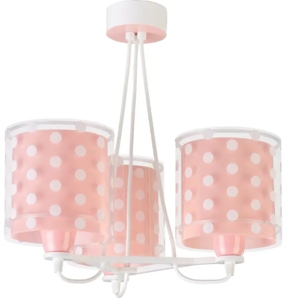 Dalber 41007S - Lampadario per bambini DOTS 3xE27/60W/230V