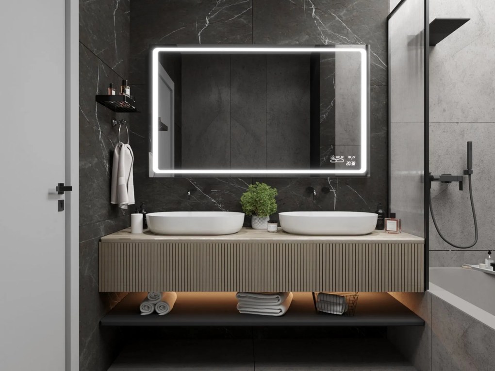 Specchio con LED illuminazione M6 premium