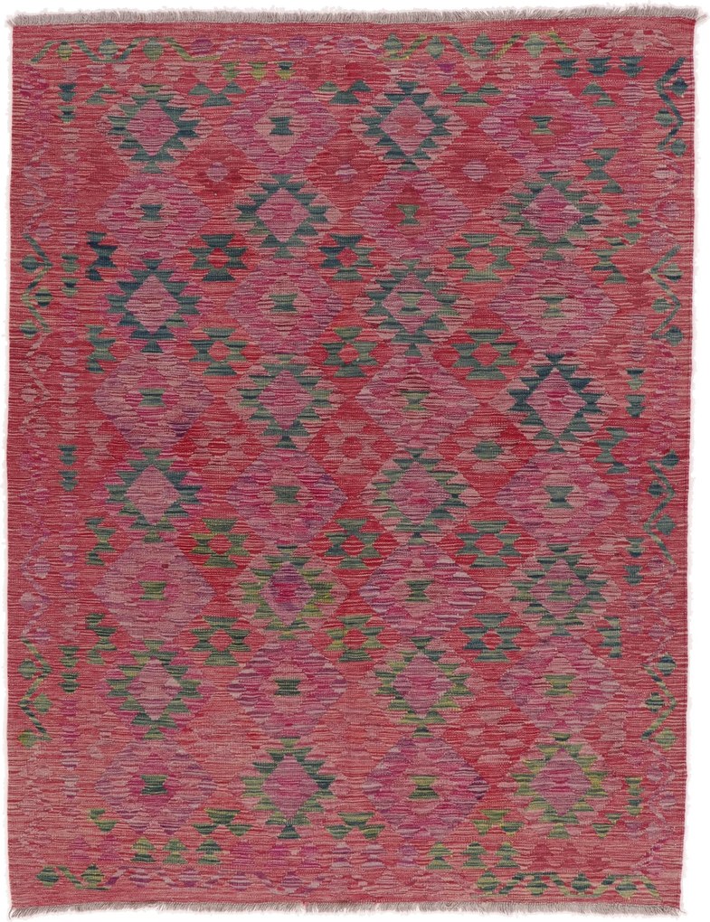 Kilim Tappeto 160 x 200 (Afghanistan) Tessuto A Mano