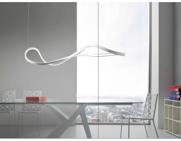 Redo 01-1531 - Lampadario LED su cavo NUBO LED/43W/230V bianco