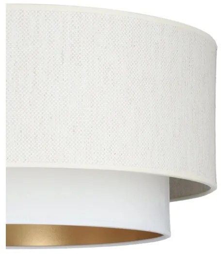 Plafoniera NATIA 1xE27/60W/230V Ø 45 cm bianca