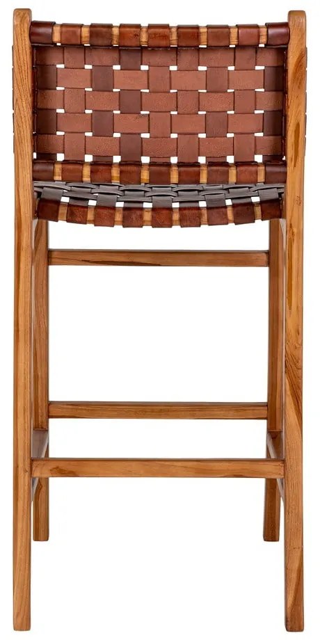 Sgabello da bar in teak marrone 101 cm Perugia - House Nordic