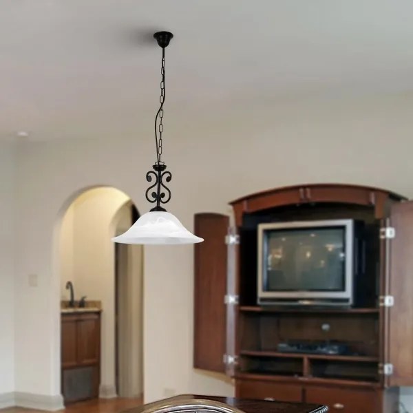 Rabalux 7776 - Lampadario a sospensione con catena DOROTHEA 1xE27/60W/230V