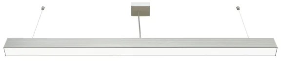 APLED - Lampadario LED su corda LOOK LED/46W/230V 4000K 120 cm argento