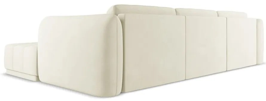 Divano angolare bianco (con penisola a destra) Hoku – Makamii