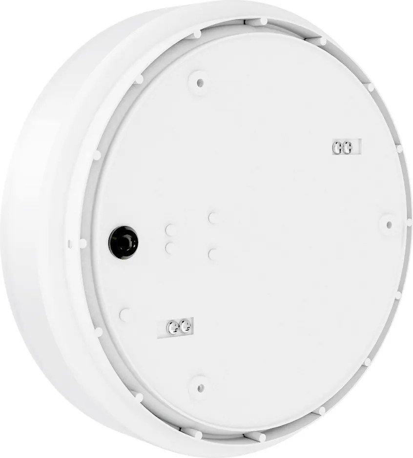 Applique Rotonda per esterni 2xE27 a Luce Diffusa IP65 Bianca