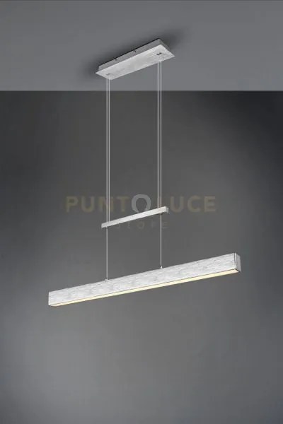 Paros sospensione led alluminio bi-emissione con regolazione altezz...