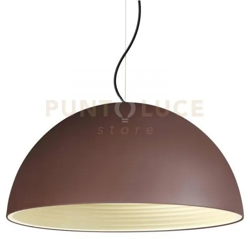 Folk lampadario a sospensione 1 luce attacco e27 d.50cm coffee