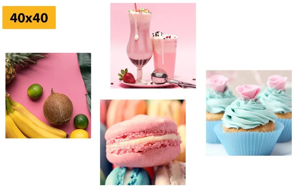 Set di quadri – Per gli amanti dei dolci