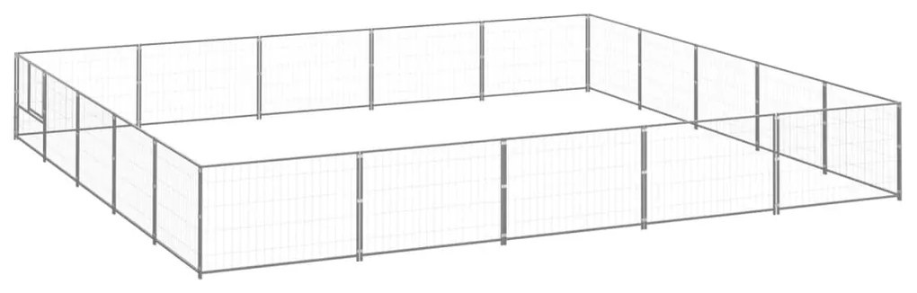 Gabbia Per Cani Argento 25 M² İn Acciaio /