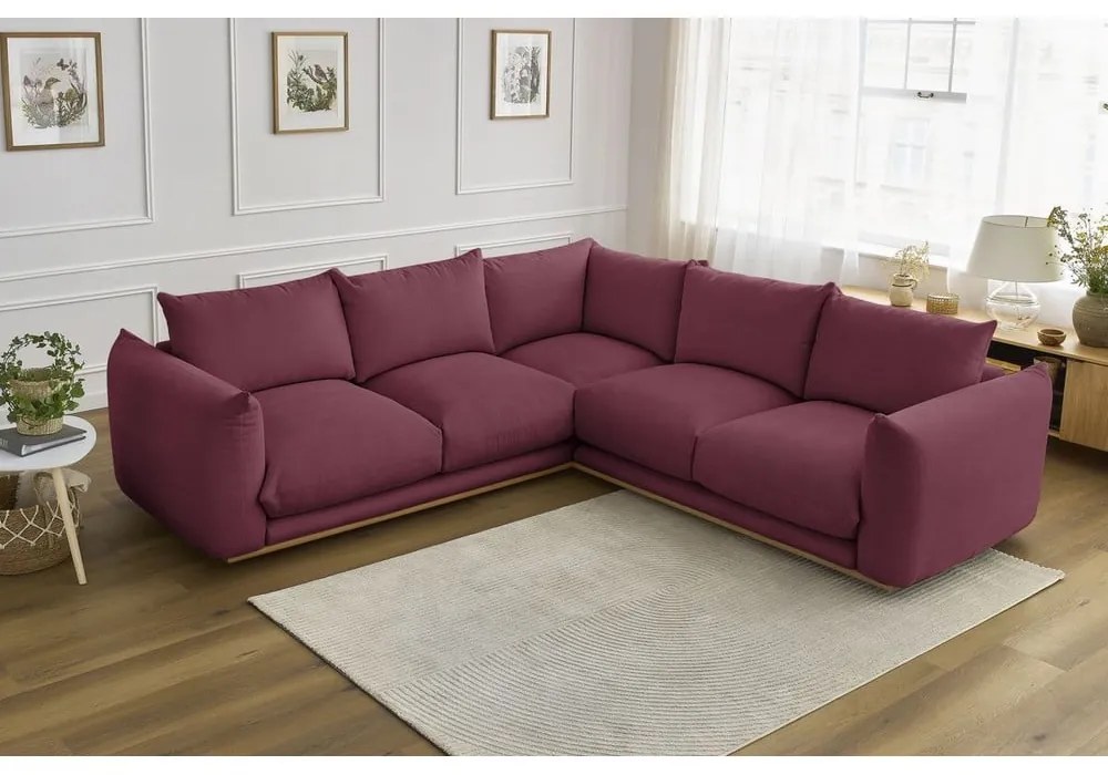 Divano angolare burgundi Ernest – Bobochic Paris