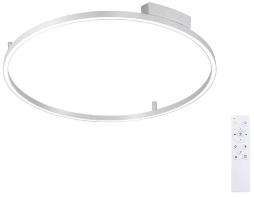 Brilagi - Lampada LED dimmerabile PORTOFINO LED/60W/230V Ø 80 cm argento + telecomando