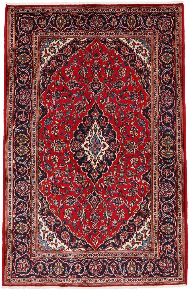 Kashan Tappeto persiano 220 x 140 (Iran) Annodato A Mano
