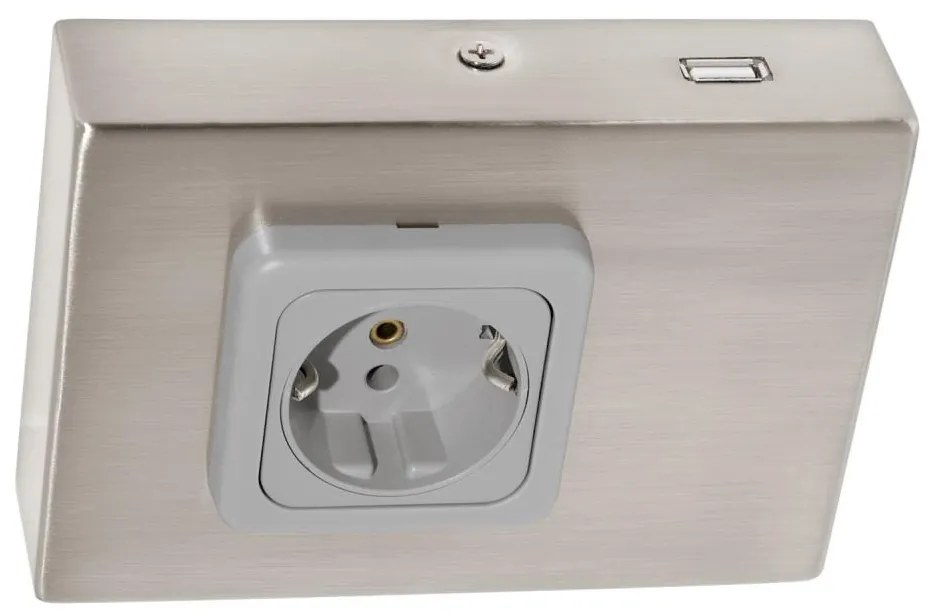Eglo 94664 - Presa per sottopensile da cucina SCHUKO USB incluso TAXANO