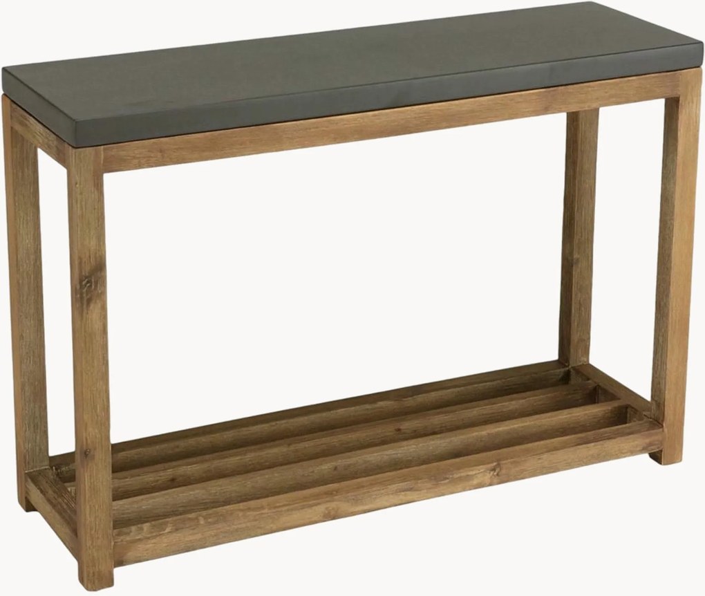 Consolle da giardino in legno di acacia Hector