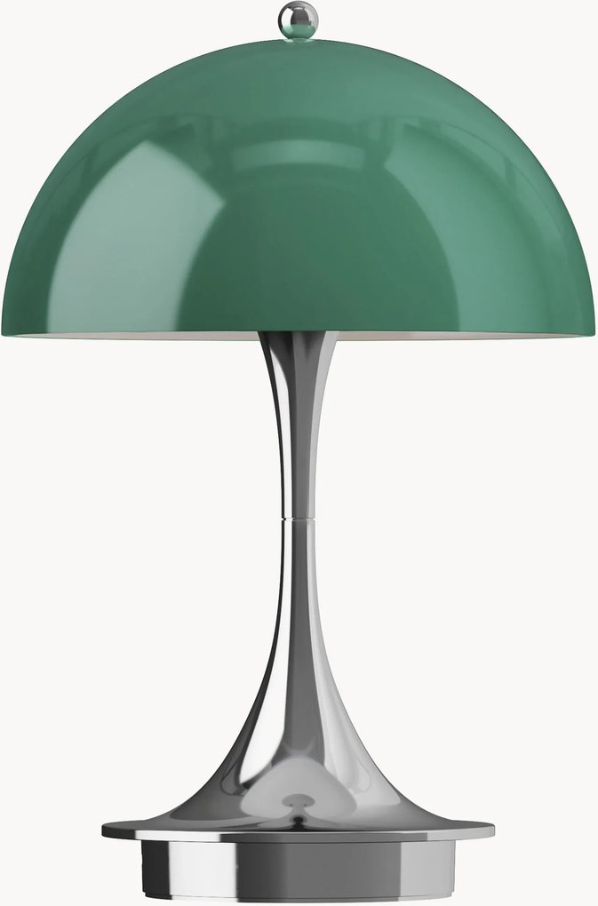 Lampada da tavolo portatile a LED con luce regolabile Panthella 160, Design Verner Panton