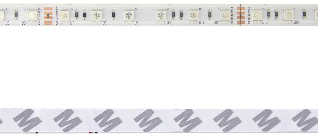 Striscia LED Professional 5050/60 - RGB - IP67 - 144W/m - 5m - 24V Colore RGB