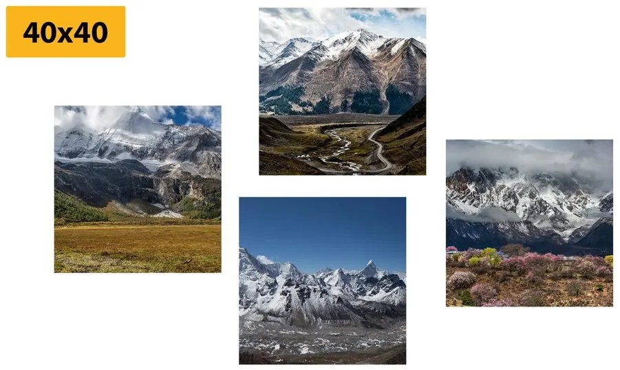 Set di quadri – Per gli amanti delle montagne