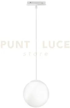 Sospensione per binario magnetico e sfera d.15cm bianco led 3000k 6...