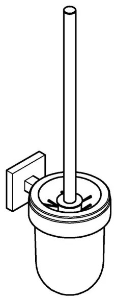 GROHE 40977DC0 - Set per la pulizia del WC START CUBE in acciaio inox