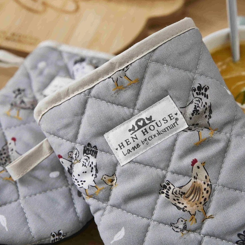 Set di guanti da forno in cotone 2 pz Hen House – Cooksmart ®