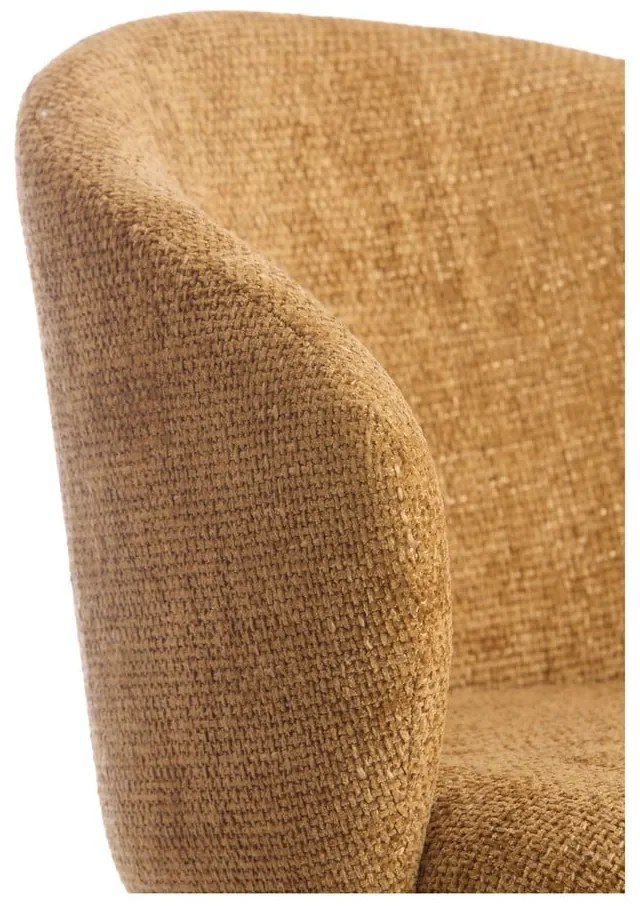 Set di sedie da pranzo giallo ocra in metallo 2 pz Radaja – Light &amp; Living