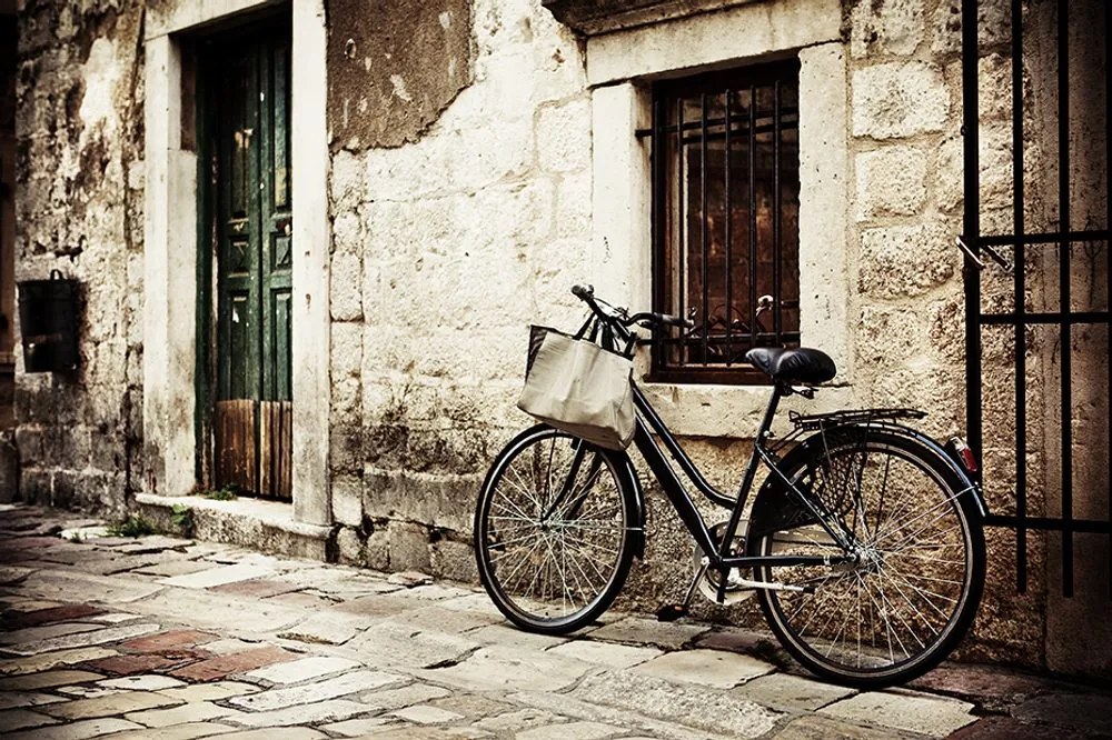 Carta da parati autoadesiva – Bicicletta retrò