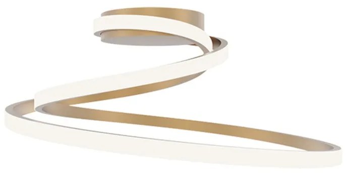 Plafoniera LED Coaster, dorato Ø 50 cm LUCE AMBIENTE DESIGN