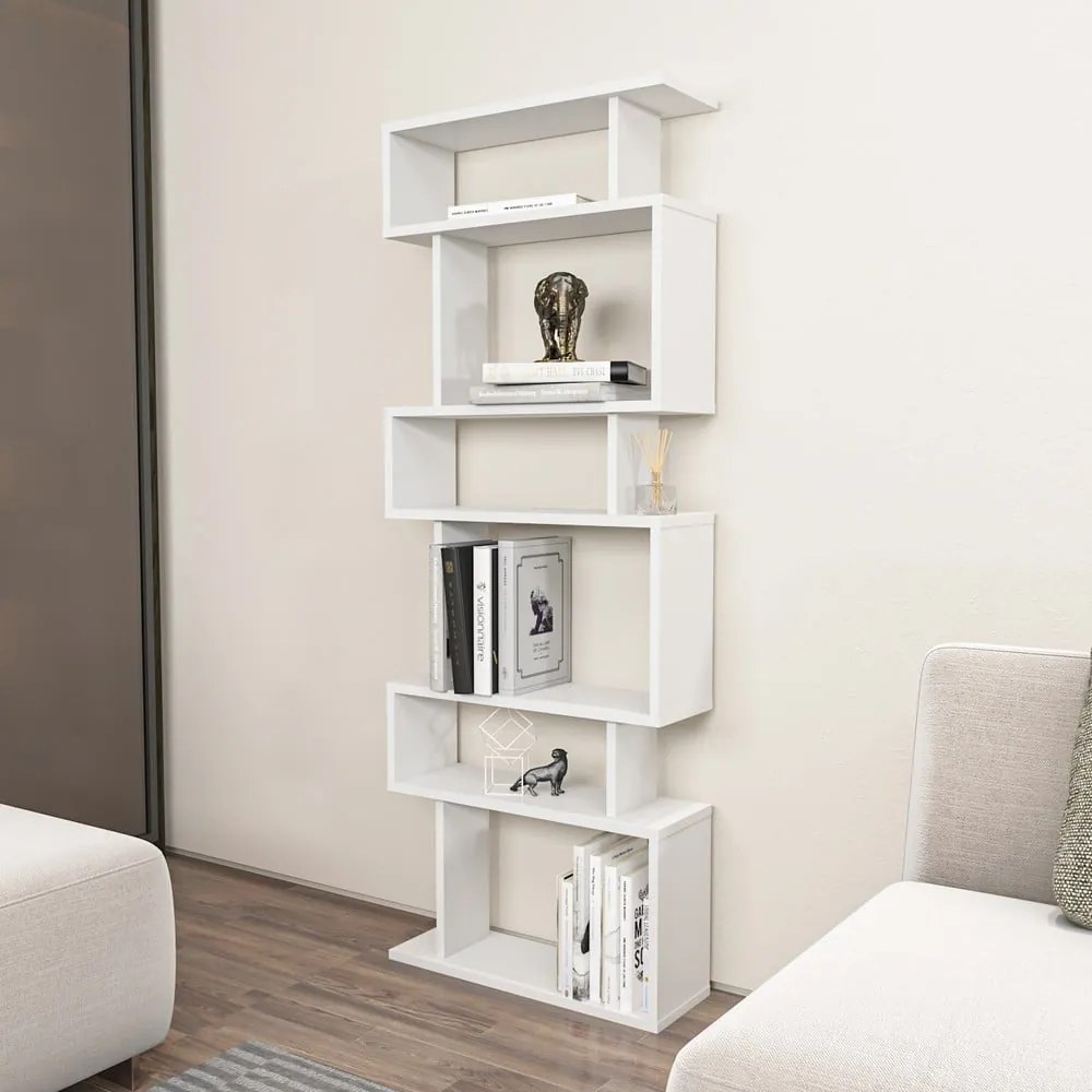 Libreria bianca 60x160 cm Bates - Kalune Design