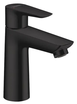 Rubinetto per lavabo a canna media Talis E nero opaco HANSGROHE H 16.2 cm