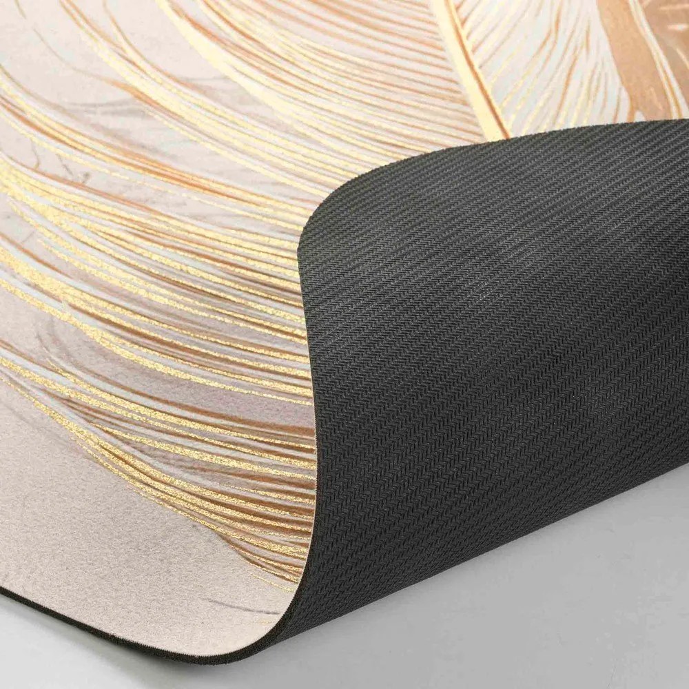 Tappetino per il bagno marrone chiaro 50x80 cm Angelica – douceur d'intérieur