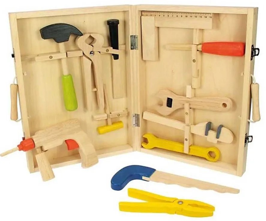 Bigjigs Toys - Valigetta in legno con strumenti