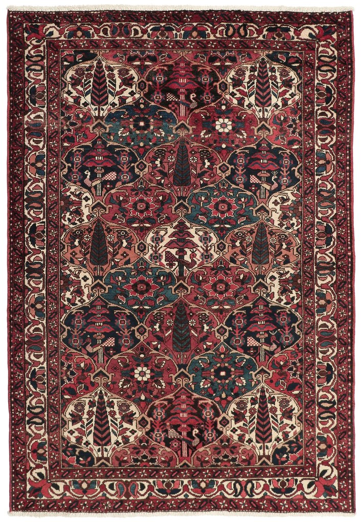 Bakhtiar Tappeto 220x150 (Iran) Annodato A Mano